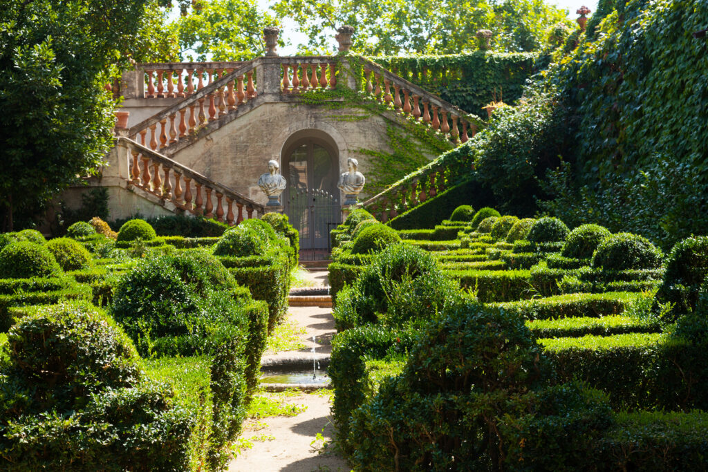 Palace labyrinthe au parc